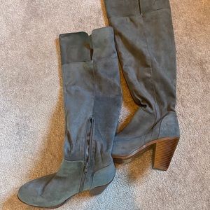 Suede Over the knee boots